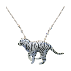 White Tiger large necklace 