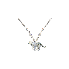 White Tiger small necklace