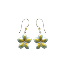 Plumeria earrings