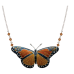 Monarch Butterfly large necklace