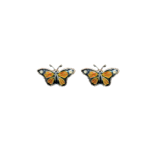 Monarch Butterfly post earrings