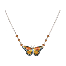 Monarch Butterfly small necklace 