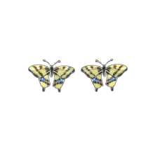 Swallowtail Butterfly post earrings 