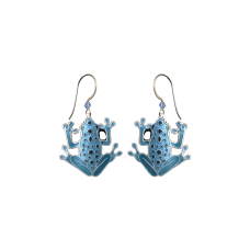 Frog Blue earrings