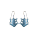 Frog Blue earrings