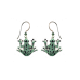 Frog Green earrings