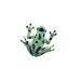 Frog Green pin