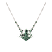 Frog Green small necklace