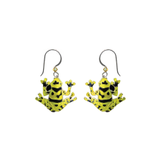 Frog Yellow earrings