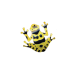 Frog Yellow pin