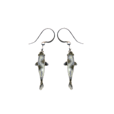 Koi/Black & White earrings