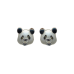 Panda Face post earrings 