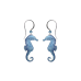 Seahorse Blue earrings 