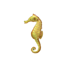 Seahorse Yellow pin