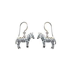 Zebra earrings 