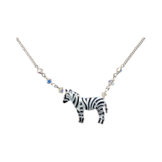 Zebra small necklace 