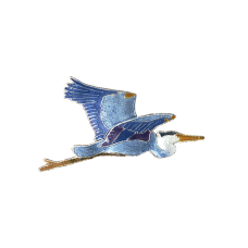 Great Blue Heron pin 