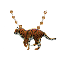Tiger crystal necklace 