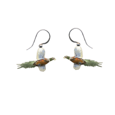 Pheasant earrings