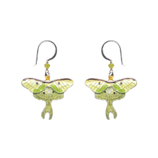 Luna Moth earrings