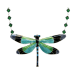Radiant Gossamerwing Dragonfly crystal necklace