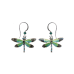 Radiant Gossamer Wing Dragonfly earrings