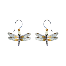Great Blue Skimmer Dragonfly earrings