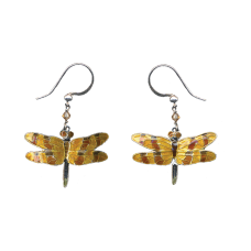 Halloween Pennant Dragonfly earrings