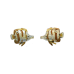 Copperbanded Butterflyfish post earrings