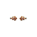Clownfish post earrings