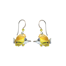 Longnose Butterflyfish earrings