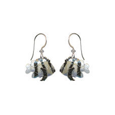 Three-striped Damselfish earrings