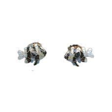 Three-striped Damselfish post earrings