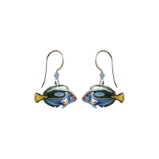 Blue Tang earrings