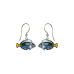 Blue Tang earrings
