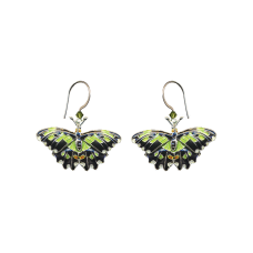 Malachite Butterfly earrings 