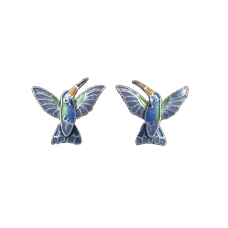 Broad-billed Hummingbird post earrings