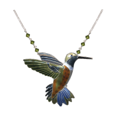 Black-chinned Hummingbird large necklace