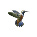 Black-chinned Hummingbird pin