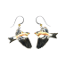 Goldfinch earring