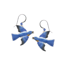 Bluebird earrings