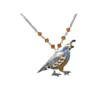 Quail small necklace 