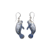 Manatee earrings