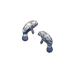 Manatee post earrings 