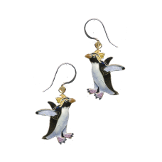 Rockhopper Penguin earrings