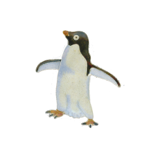 Adelie Penguin pin