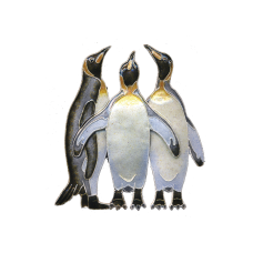 Three Kings Penguins pin