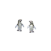 Magellanic Penguin post earrings