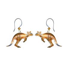 Kangaroo earrings