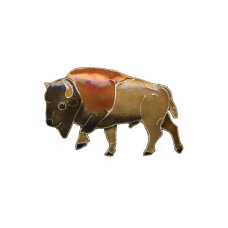 Buffalo-Bison pin